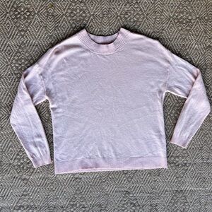 FRAME Denim Wool & Cashmere Women's Sweater Pink Crewneck Medium